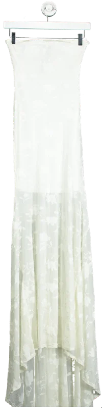 Misspap White Maxi Dress UK 6